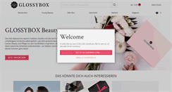 Desktop Screenshot of glossybox.de