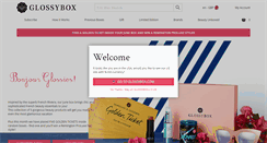 Desktop Screenshot of glossybox.co.uk